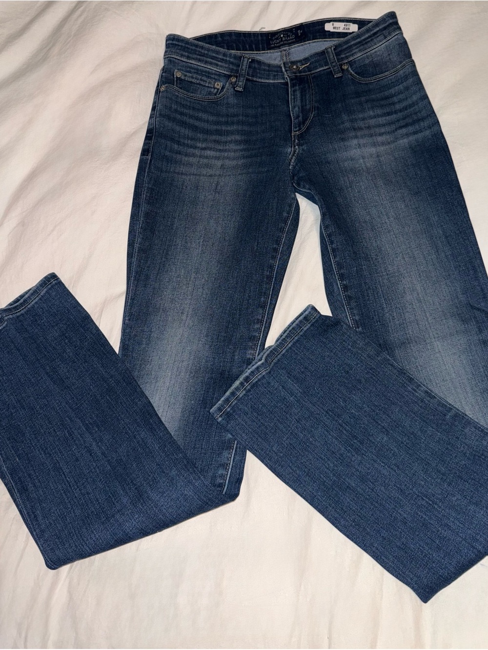 Lucky Brand Bootcut Jeans in Deep Indigo Wash 6/28R excellent condition